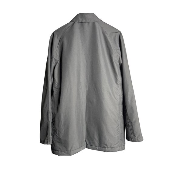 Kenneth Cole Reaction Men's Black Semi-Insulated Relaxed Trench Coat Size M - Picture 2 of 11